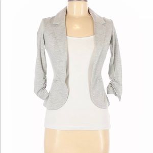 Candie's Women Gray Blazer/ Jacket L